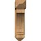 Ekena Millwork Imperial Arts and Crafts Rough Sawn Bracket w/ Offset Brace, Western Red Cedar, 8"W x 28"D x 32"H BKT0806X28X32IMP03RWR - alternate 2